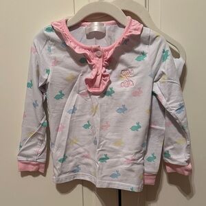 Cecil & Lou Easter Bunny monogrammed S pajamas
